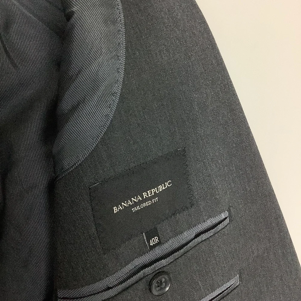 Banana Republic‎ Men'Tailored Fit Lanificio Cerruti Wool Blazer Jacket
